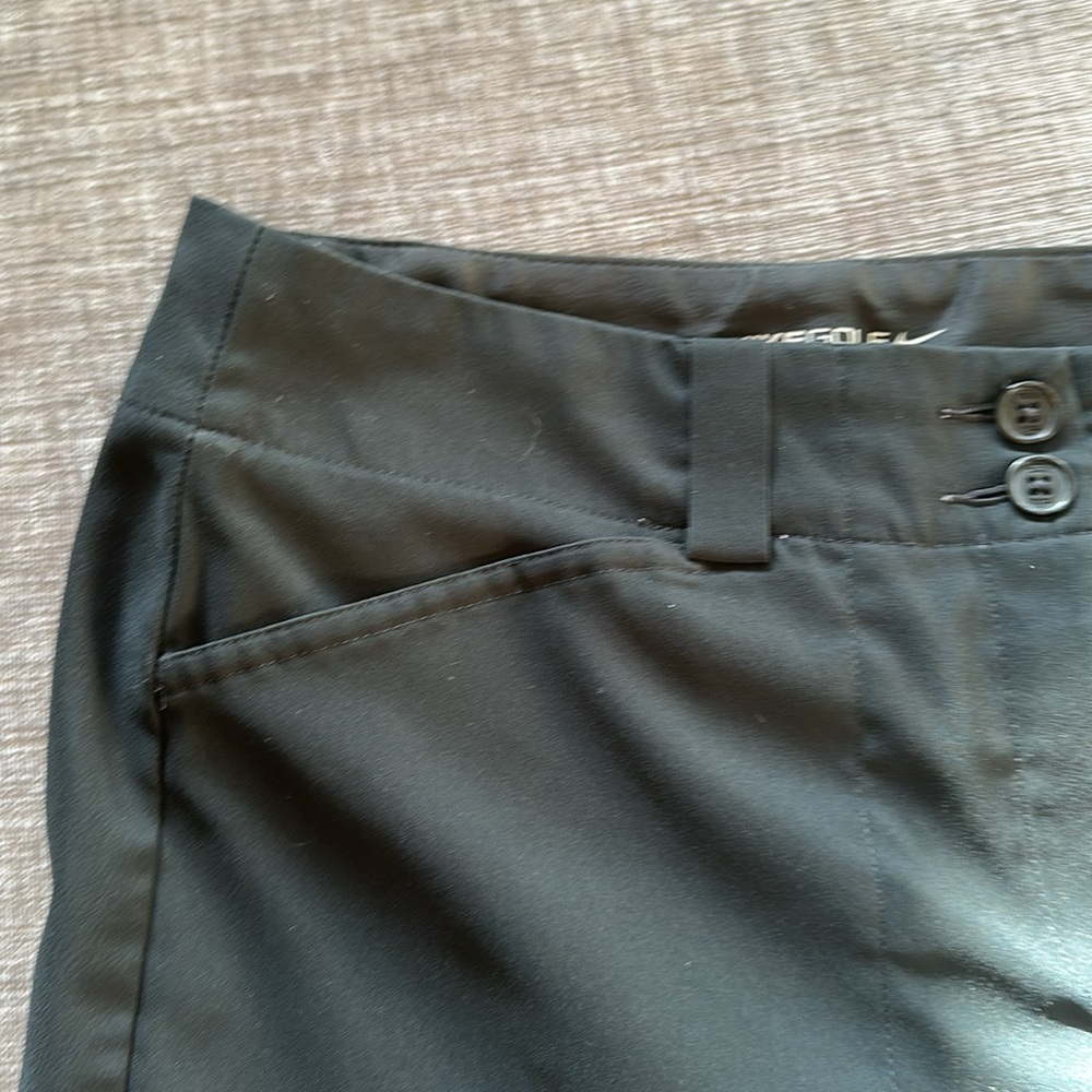Nike Golf Skirt Skort Womens 6 Black Tour Performance Dri Fit Zip Pockets Lined - Picture 7 of 8